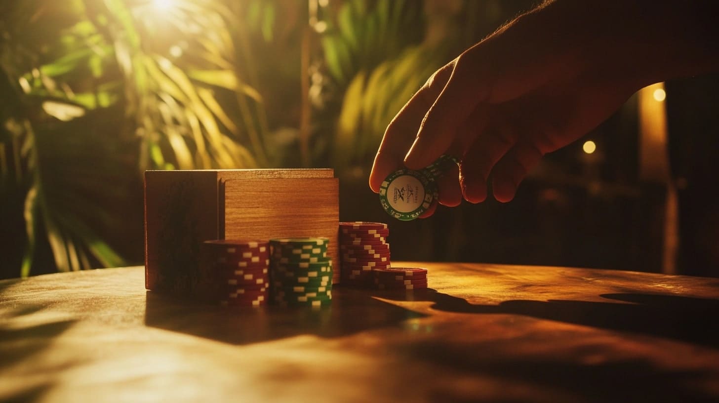 Focused GK222 Casino Player Claiming Strategic Bonus Reward